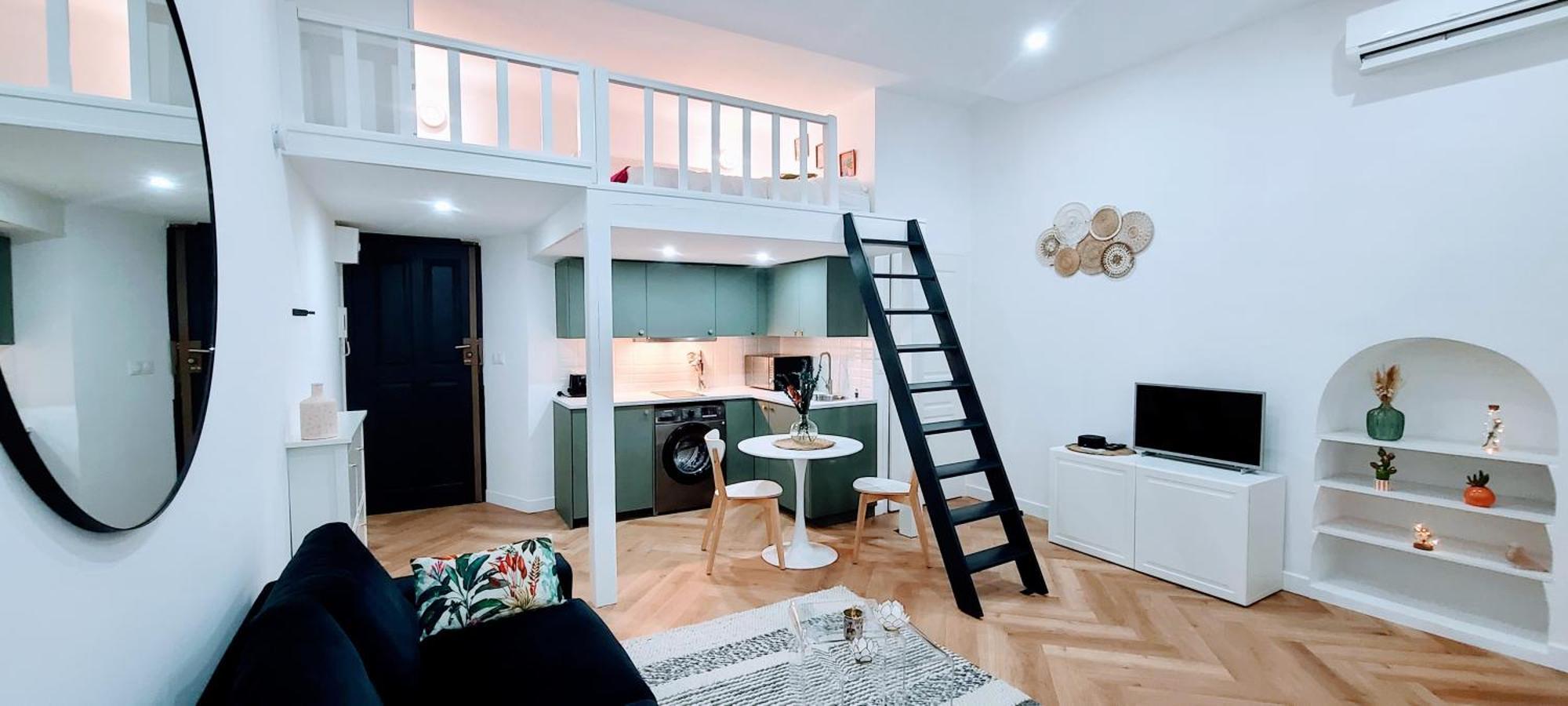 Studio Elegant 4 Couchages Front De Mer Clim Parking Privatif Wifi Nice Exterior foto