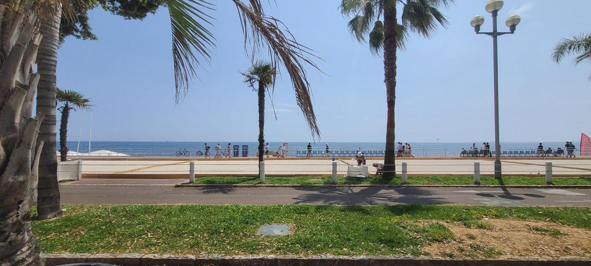 Studio Elegant 4 Couchages Front De Mer Clim Parking Privatif Wifi Nice Exterior foto